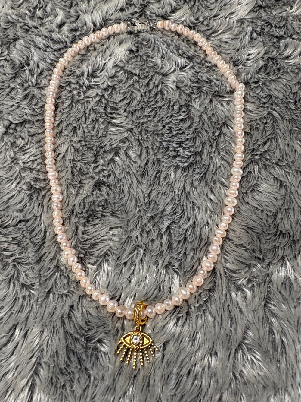 Pearl Necklace Removable Pendant